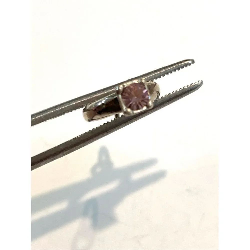 February Amethyst Ring Sterling Silver Jewelry Charm #birthstone